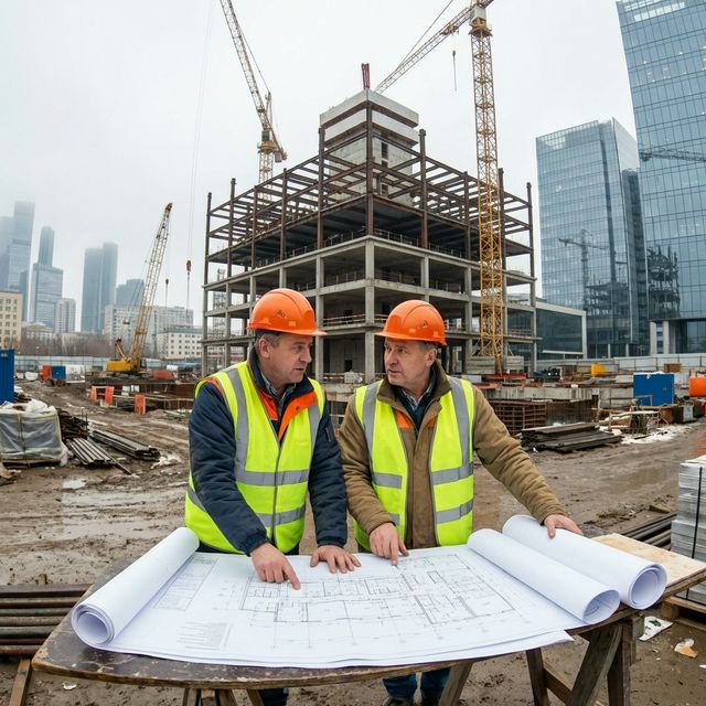 Svanex Danmark byggemestre på byggeplads