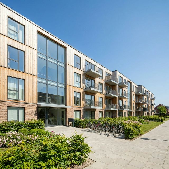 Moderne ejendom vedligeholdt af Svanex Danmark