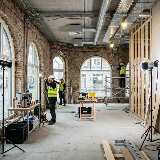 Renovering med mursten og installationer